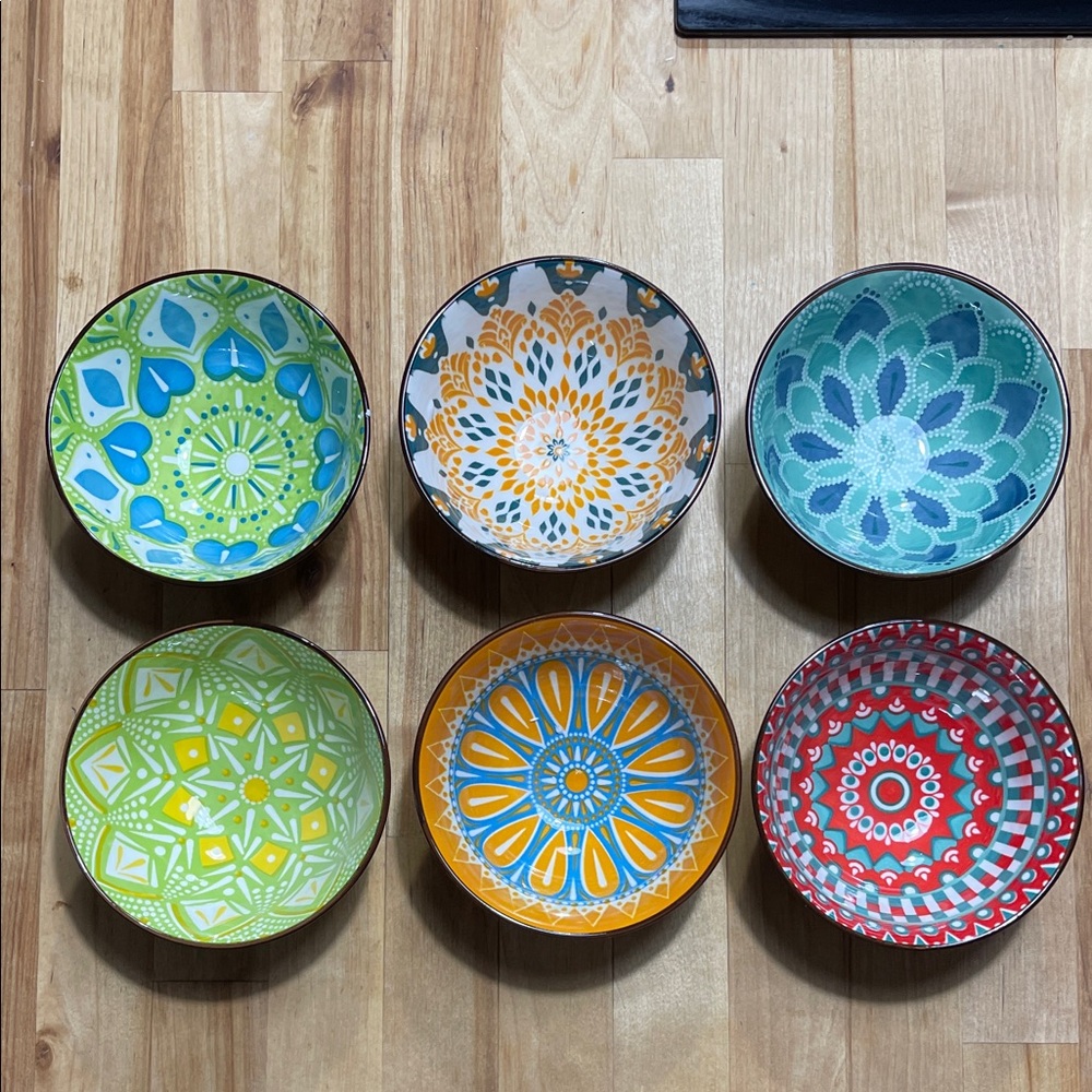 Colorful Ceramic Bowl Set